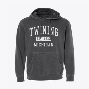 Twining Michigan Classic Established Pigment-Dyed Hoodie