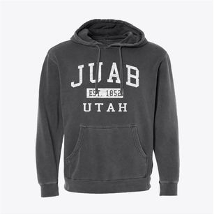 Juab Utah Classic Established Pigment-Dyed Hoodie