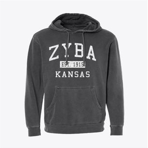 Zyba Kansas Classic Established Pigment-Dyed Hoodie