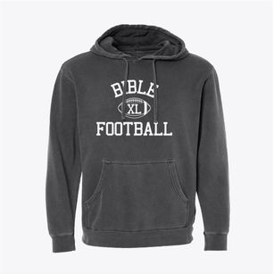 Bible Baptist School Classic Football Pigment-Dyed Hoodie