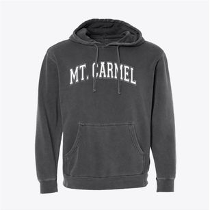 Mt. Carmel Academy Varsity Arch Pigment-Dyed Hoodie