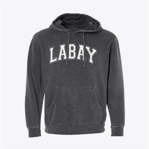 Labay Junior High School Varsity Arch Pigment-Dyed Hoodie