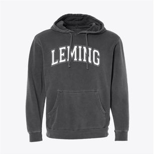 Leming Elementary School Varsity Arch Pigment-Dyed Hoodie
