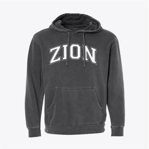Zion Lutheran School Varsity Arch Pigment-Dyed Hoodie