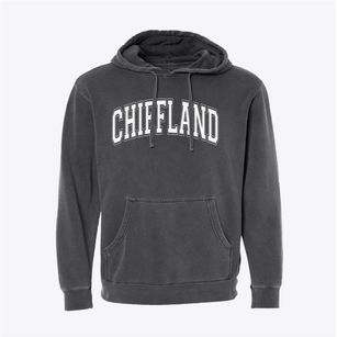 Chiefland Senior High School Varsity Arch Pigment-Dyed Hoodie