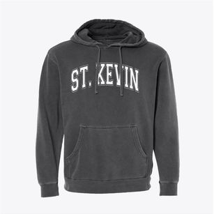 Saint Kevin Catholic School Varsity Arch Pigment-Dyed Hoodie