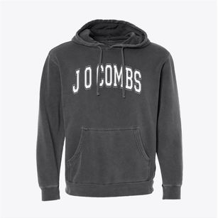 J O Combs Elementary School Varsity Arch Pigment-Dyed Hoodie