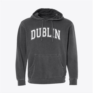Dublin Junior High School Varsity Arch Pigment-Dyed Hoodie