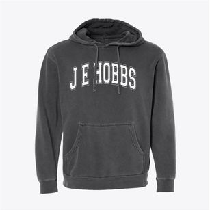J E Hobbs Elementary School Varsity Arch Pigment-Dyed Hoodie