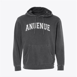 Anuenue School Varsity Arch Pigment-Dyed Hoodie