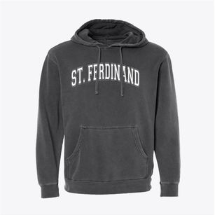 Saint Ferdinand School Varsity Arch Pigment-Dyed Hoodie
