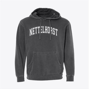 Nettelhorst Elementary School Varsity Arch Pigment-Dyed Hoodie