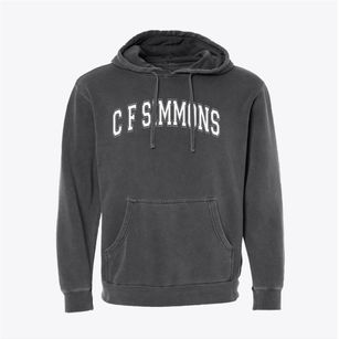 C F Simmons Middle School Varsity Arch Pigment-Dyed Hoodie
