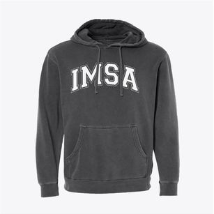 Illinois Mathematics And Science Academy Varsity Arch Pigment-Dyed Hoodie