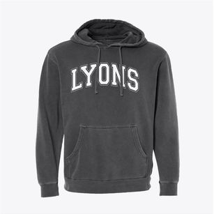 Lyons Middle School Varsity Arch Pigment-Dyed Hoodie