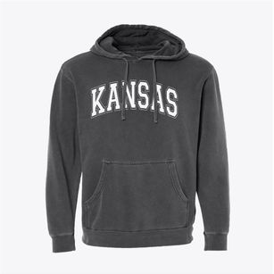 Kansas Moving Companies Varsity Arch Pigment-Dyed Hoodie