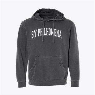 Sy Philhomena Parish Varsity Arch Pigment-Dyed Hoodie