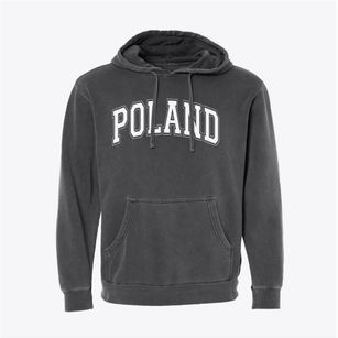Poland Junior High School Varsity Arch Pigment-Dyed Hoodie