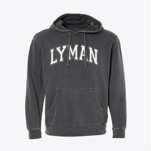 Lyman Elementary School Varsity Arch Pigment-Dyed Hoodie