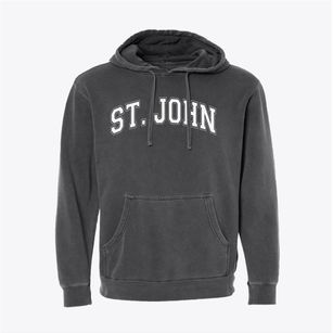 Saint John The Evangelist School Varsity Arch Pigment-Dyed Hoodie