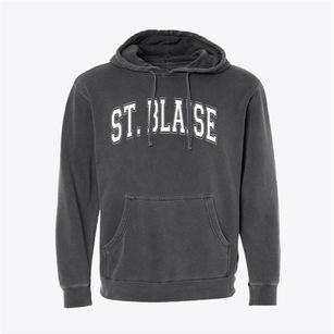 Saint Blaise School Varsity Arch Pigment-Dyed Hoodie