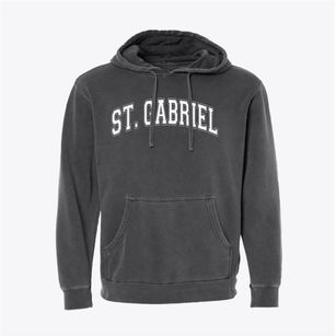 Saint Gabriel School Varsity Arch Pigment-Dyed Hoodie