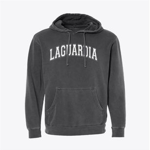 Laguardia High School Varsity Arch Pigment-Dyed Hoodie