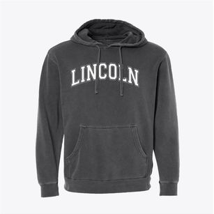 Lincoln Middle School Varsity Arch Pigment-Dyed Hoodie