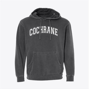 Cochrane Middle School Varsity Arch Pigment-Dyed Hoodie