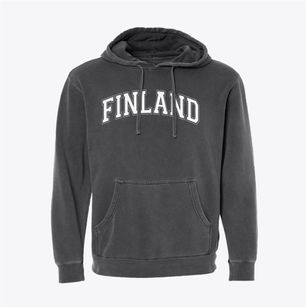 Finland Middle School Varsity Arch Pigment-Dyed Hoodie