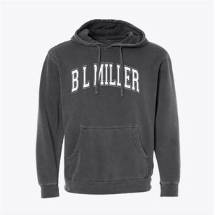 B L Miller Elementary School Varsity Arch Pigment-Dyed Hoodie