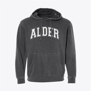 Alder Middle School Varsity Arch Pigment-Dyed Hoodie