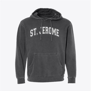 Saint Jerome Regional School Varsity Arch Pigment-Dyed Hoodie