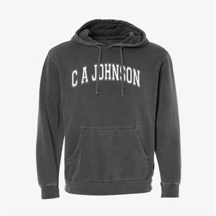 C A Johnson Prep Academy Varsity Arch Pigment-Dyed Hoodie