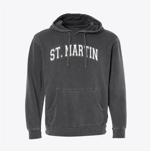 Saint Martin Lutheran School Varsity Arch Pigment-Dyed Hoodie