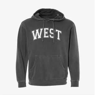 West Middle School Varsity Arch Pigment-Dyed Hoodie