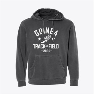 Guinea Christian Academy Track and Field Pigment-Dyed Hoodie