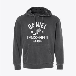 Daniel Elementary School Track and Field Pigment-Dyed Hoodie