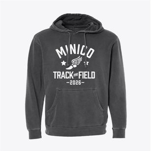 Minico High School Track and Field Pigment-Dyed Hoodie