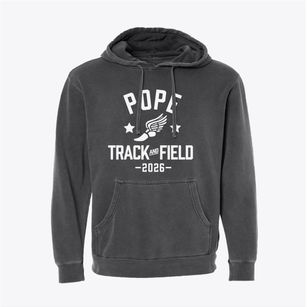 Pope School Track and Field Pigment-Dyed Hoodie