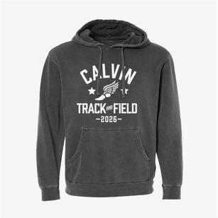 Calvin Christian School Track and Field Pigment-Dyed Hoodie