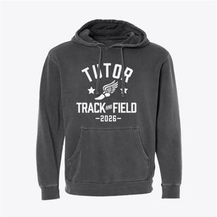 Tutor Time - East Charter Preschool Track and Field Pigment-Dyed Hoodie