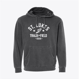Saint Lukes Episcopal Day School Track and Field Pigment-Dyed Hoodie