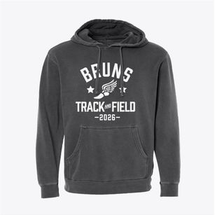 Bruns Academy Track and Field Pigment-Dyed Hoodie