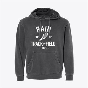 B.c. Rain High School Track and Field Pigment-Dyed Hoodie
