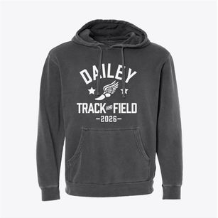 Dailey Elementary School Track and Field Pigment-Dyed Hoodie