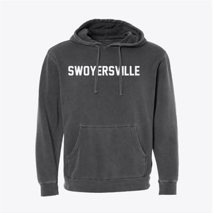 Swoyersville Pennsylvania Classic Block Pigment-Dyed Hoodie