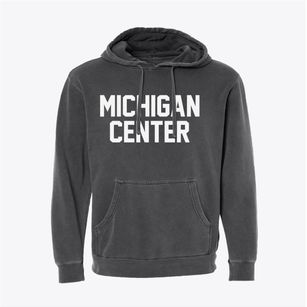 Michigan Center Michigan Classic Block Pigment-Dyed Hoodie