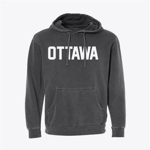 Ottawa Wisconsin Classic Block Pigment-Dyed Hoodie