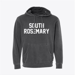 South Rosemary North Carolina Classic Block Pigment-Dyed Hoodie